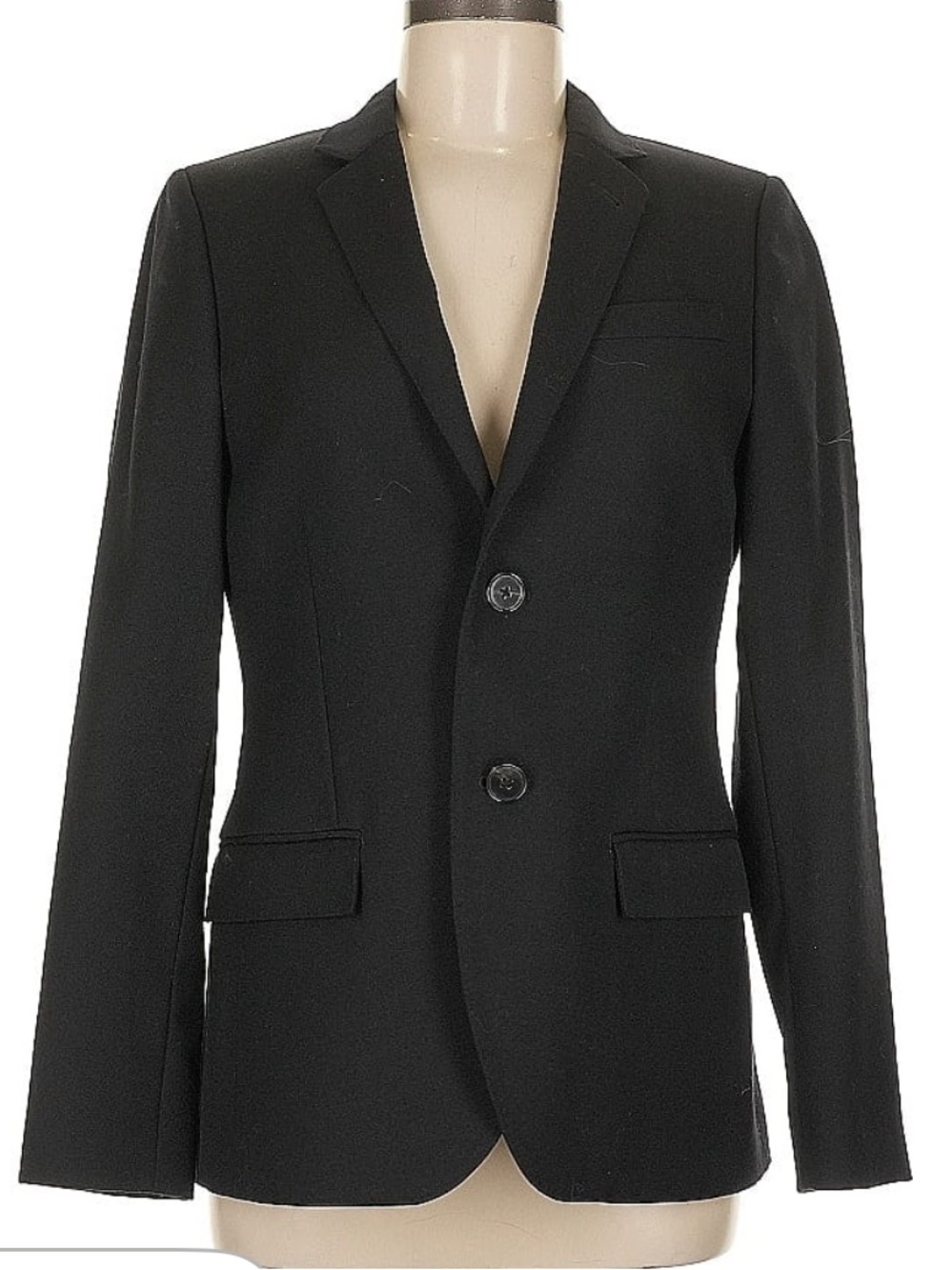 J. Crew Ludlow Black Tailored Two-Button Blazer